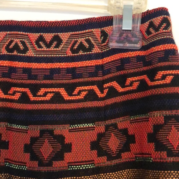 NWT tribal western boho mini skirt vintage looking - Picture 3 of 7